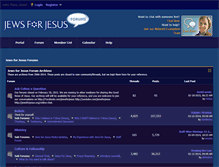 Tablet Screenshot of forums.jewsforjesus.org