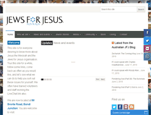 Tablet Screenshot of jewsforjesus.org.au